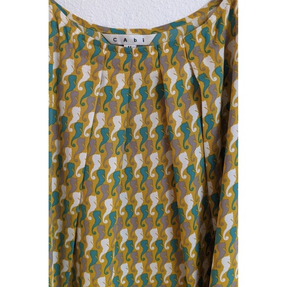 Women's Cabi # 411 Seahorse Tank Adjustable Strap Pleated Front Flowy Tank Top M - Picture 6 of 10